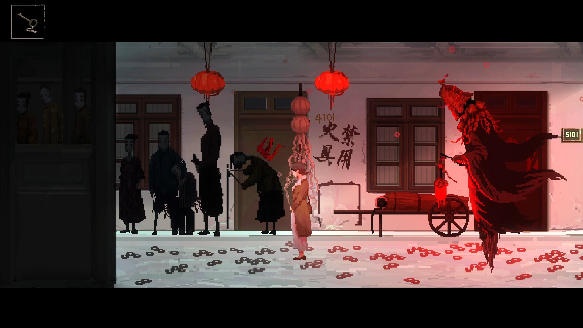 于昔日弄堂，感受中式志怪：全沪语配音像素解谜游戏《衔蝶》现已正式发售