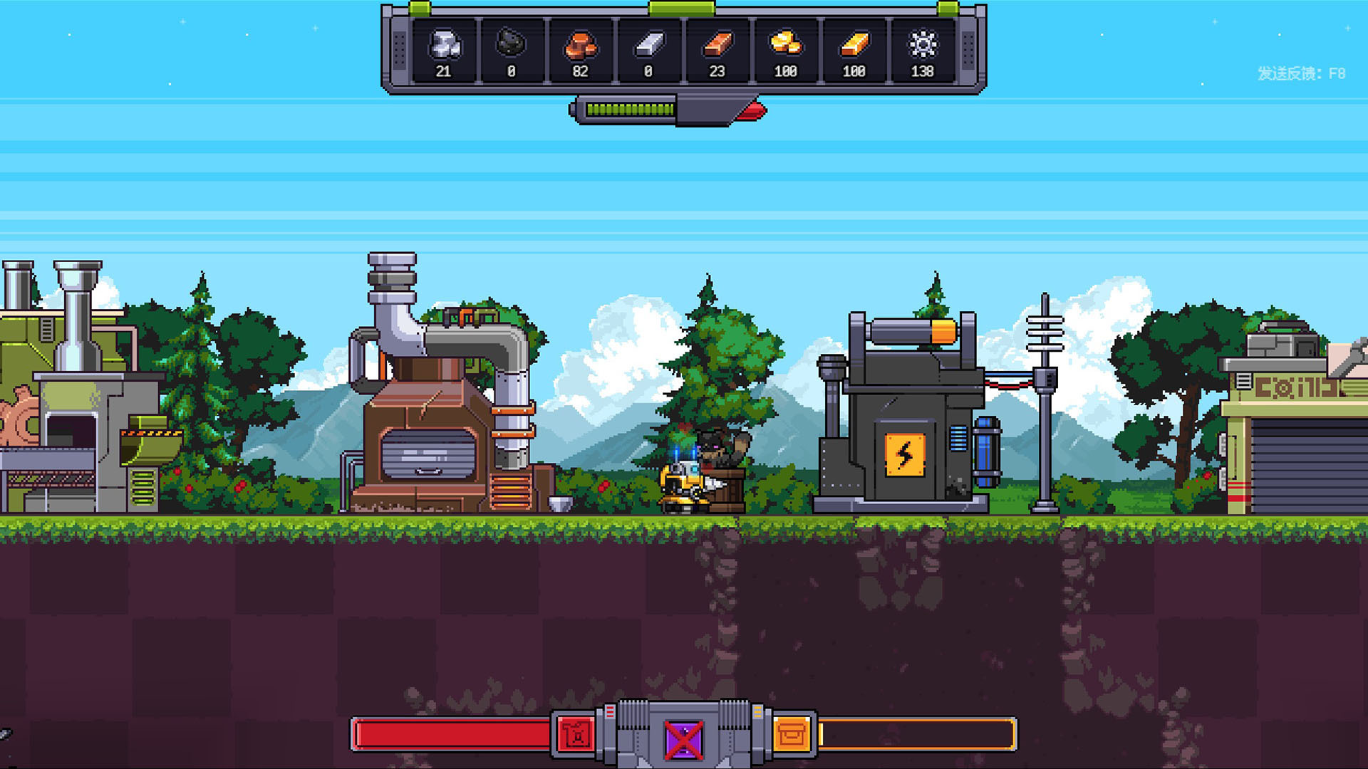 【抽奖】目标地核！挖矿x自动化x工厂建造Steam新作《地心工业线》4.20发售，首发31.5元